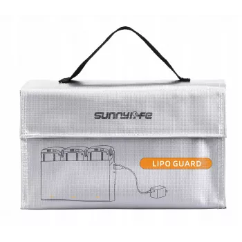 SUNNYLIFE Kõva ümbris 3x drooniakule ja laadijale, ühilduv DJI Mini 4K, Air 3, Avata 2, DC830-S