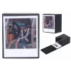 LOVEINSTANT Fotohoidik 100 pildile – Ühilduv Fuji Instax Wide, Square, Polaroid 600, Now – Must vaateaknaga