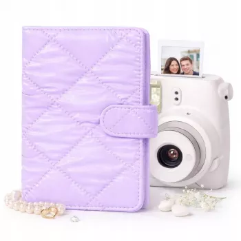 LOVEINSTANT Fotoalbum 108 fotole, sobilik Fujifilm Instax Mini 12 40 11 9 8 7 Evo LiPlay Link, lilla tepitud