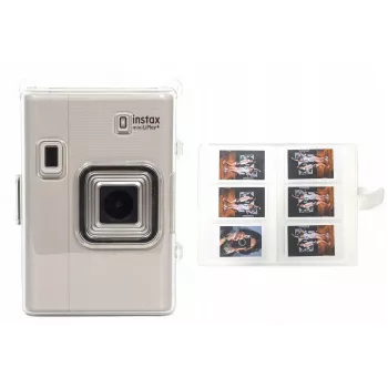 LOVEINSTANT Kaameraümbris ja fotoalbum Fujifilm Instax Mini LiPlay jaoks - Must