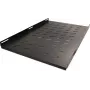 RACKTEL RL-P1000S 19-tolline 1U fikseeritud riiul, sügavus 1000 mm, kandevõime 80 kg, must