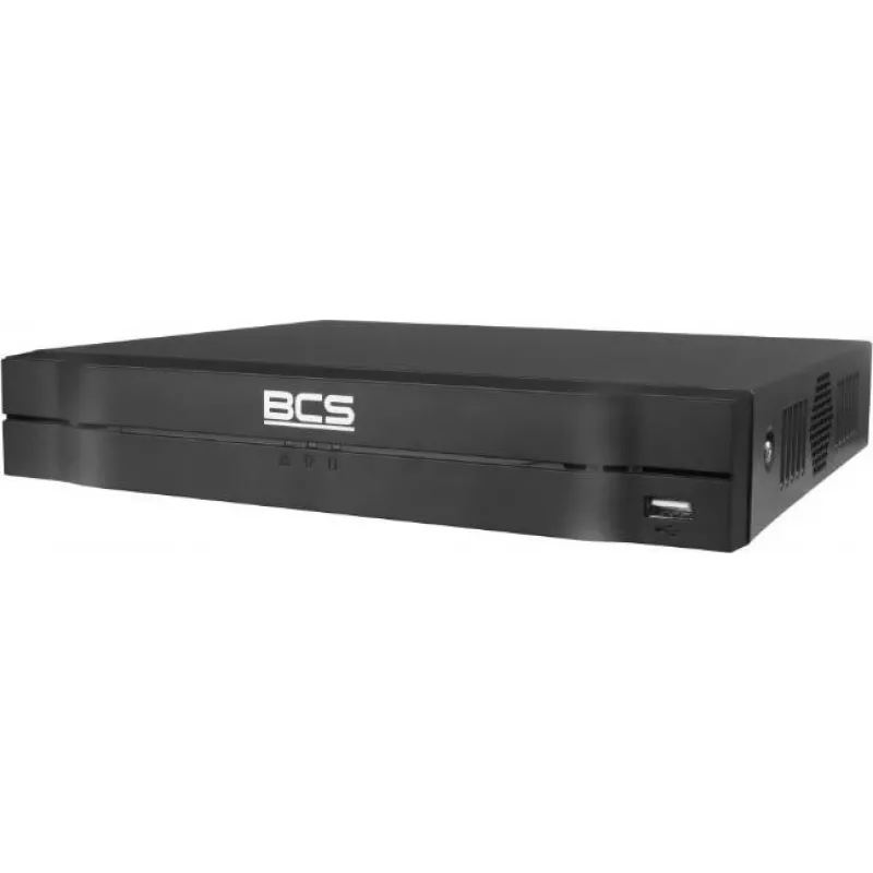 BCS 8-kanaliline 4K PoE võrguvideomakk NVR, 8 PoE-porti, H.265+, 1 SATA HDD pesa, BCS-L-NVR0801-4KE-8P(2L)