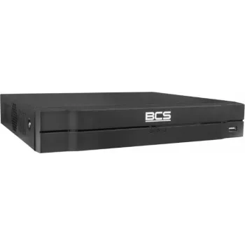 BCS 8-kanaliline 4K PoE võrguvideomakk NVR, 8 PoE-porti, H.265+, 1 SATA HDD pesa, BCS-L-NVR0801-4KE-8P(2L)