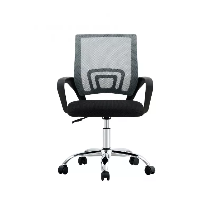 Extralink Home Swivel Office Chair with Mesh Back, Black