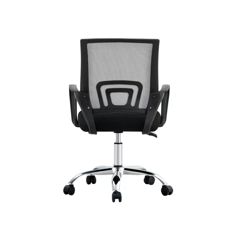 Extralink Home Swivel Office Chair with Mesh Back, Black