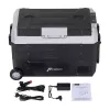 HCALORY D55M+ Autojahuti Bluetoothiga, 55L, Kompressor, -20°C kuni +20°C, DC 12V/24V, AC 100-240V, Must