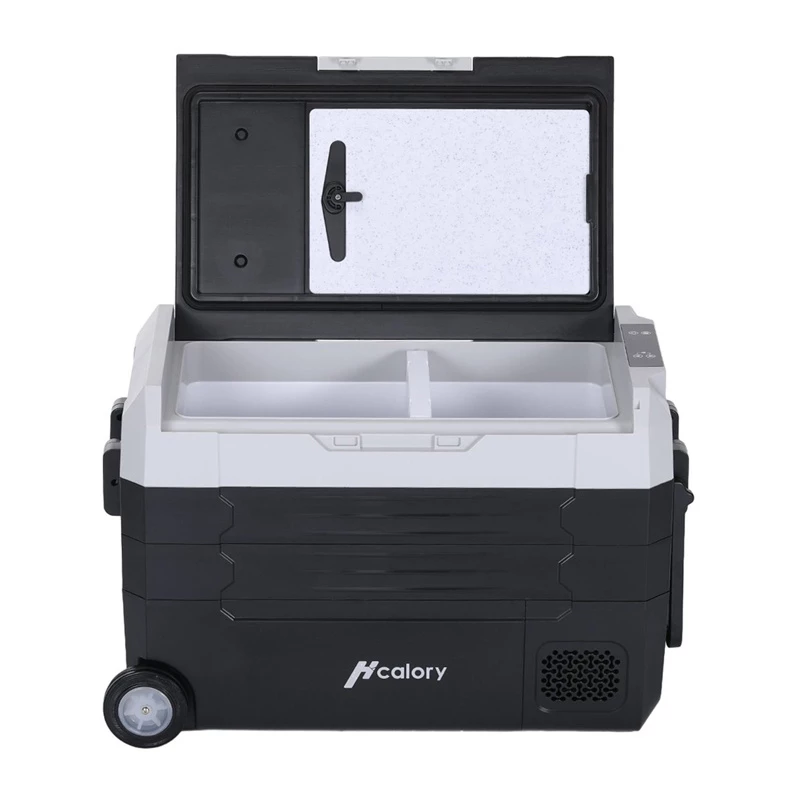 HCALORY D55M+ Autojahuti Bluetoothiga, 55L, Kompressor, -20°C kuni +20°C, DC 12V/24V, AC 100-240V, Must