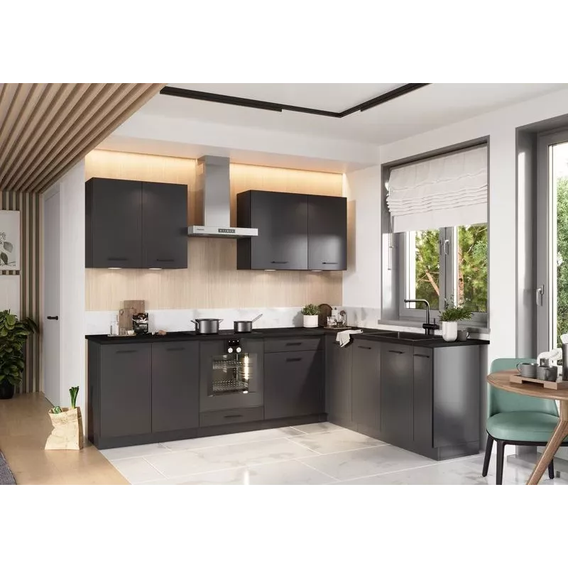 STOLKAR Cosmo Design ANIKA Graphite/Graphite 2.0/2.6 Köögimööblikomplekt