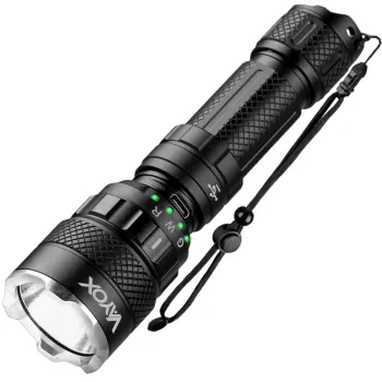 Vayox VA0099 LED Taskulamp 1500 Luumenit CREE XHP50 USB-C Laetav