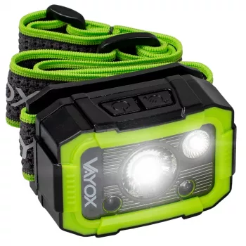 VAYOX VA0187 laetav pealamp, 750 lm, CREE + SMD, liikumisandur, IP66