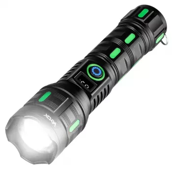 VAYOX Pro Series VA0365 taktiska laetav taskulamp 1200 lm