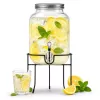 Adler AD 6741 joogidispenser kraani ja metallalusega, 4 l, naatrium-lubiklaas, keeratav kaas, komplektis varukraan