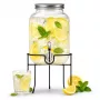 Adler AD 6741 joogidispenser kraani ja metallalusega, 4 l, naatrium-lubiklaas, keeratav kaas, komplektis varukraan