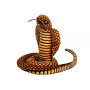 LEAN TOYS Plush Mascot Snake King Cobra Brown 100 cm