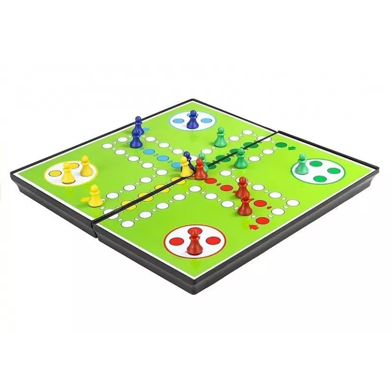 LEAN TOYS Magnetic Game Board Set 7 in 1 Chess Ludo Backgammon Draughts