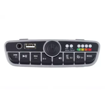 LEAN CARS 24V Dashboard Panel with Bluetooth, FM Radio, LED Display - XMX623B