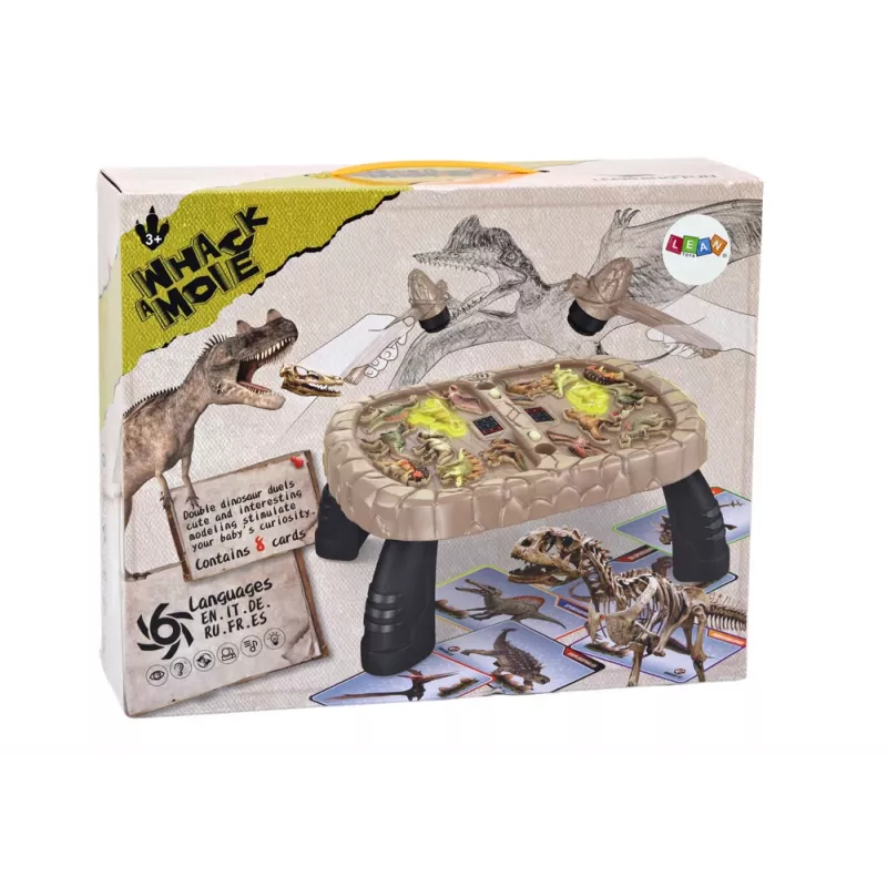 LEAN TOYS Whac-a-mole Arcade Game Dinosaurs Table