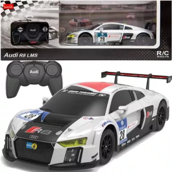 RASTAR Auto R/C 1:24 Kaugjuhitav Sportauto AUDI R8 LMS Valge