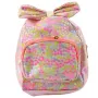 LEAN Laste seljakott litrite, lillede ja kaarega, heleroosa, 22cm, 2.8L
