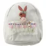 LEAN Children's Backpack Embossed Rabbit Ruffle Cream 20cm 2.5L