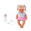 LEAN TOYS Imikunukk kandekotis pudeli ja lutiga, räägib, laliseb, pissib