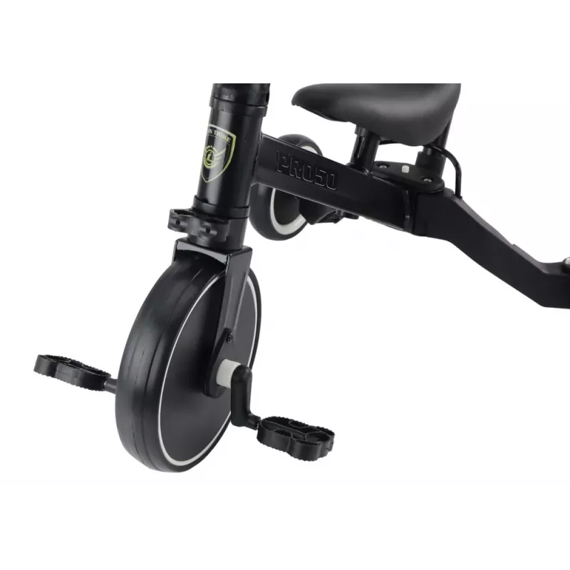 LEAN TRIKE PRO50 Tricycle With Push Handle Black