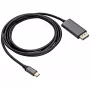 AKYGA USB-C to DisplayPort adapterkaabel 1,8 m must