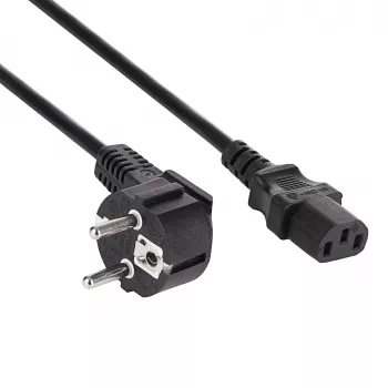 Akyga AK-PC-08C toitekaabel CEE 7/7 - IEC C13 10m must