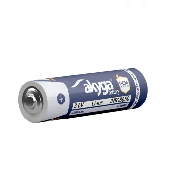 Akyga AKY2462 INR18650-33.5M-PCM Li-Ion 3.6V / 3350mAh laetav aku kaitsega