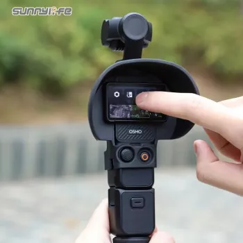 SUNNYLIFE LCD-ekraani varjuk ja kaitse DJI Osmo Pocket 3 jaoks - must