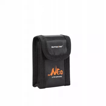 SUNNYLIFE Tulekindel LiPo aku ohutuskott DJI Neo / Neo 2 drooniaku jaoks - Must