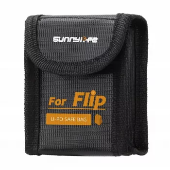 SUNNYLIFE Tulekindel LiPo Aku Ohutuskott DJI Flip Droonile - 1 Aku Mahutavus
