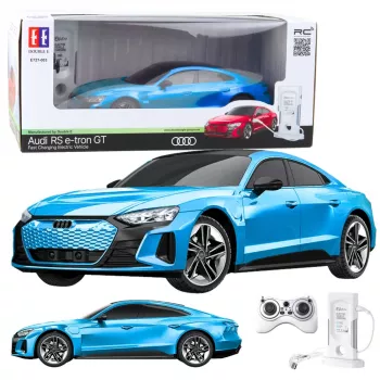 Double E Audi RS E-tron GT kaugjuhitav auto sinine 1:14