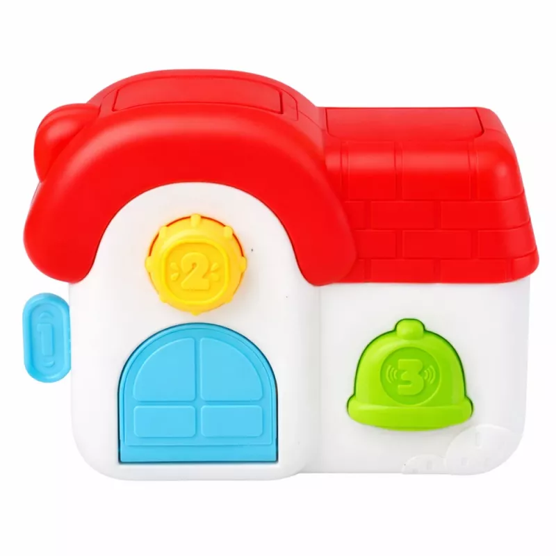 LEAN TOYS Interaktiivne Õppemaja Väikelastele - Hüpikloomad