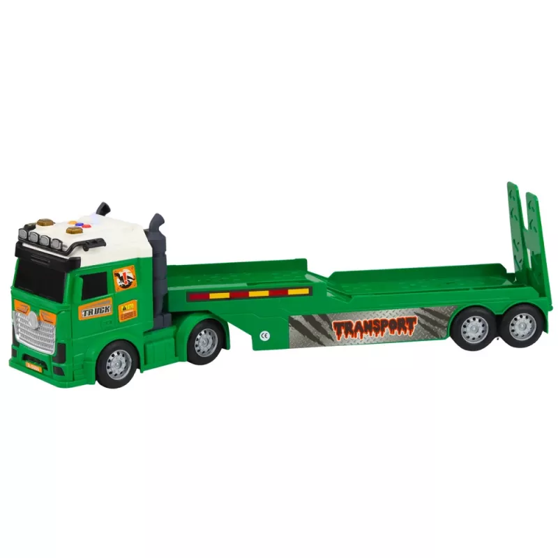 LEAN TOYS Dinosauruste transpordikomplekt: veok, puksiirauto, helikopter, tuled, heli