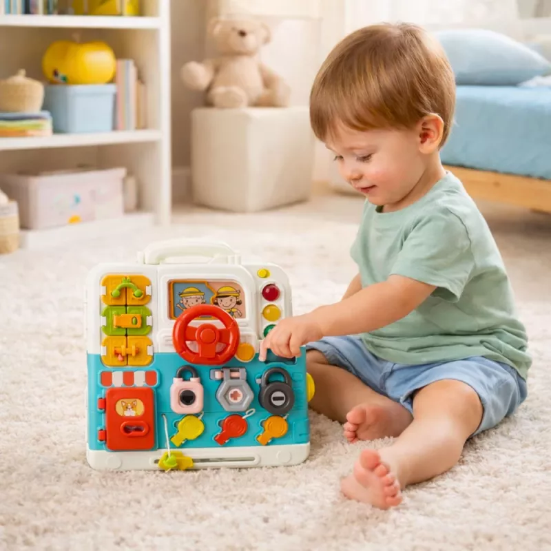 LEAN TOYS Interaktiivne raamat Õppimislaud Valgus Heli 16 tk
