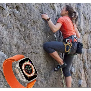 TECH-PROTECT Nylon Pro Apple Watch Rihm seeriatele 6/7/8/9/10/SE/Ultra 1/2 (44/45/46/49 mm) Navy/Grey