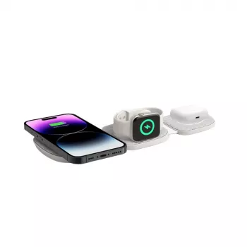 Tech-Protect QI15W-A32 3IN1 MagSafe Wireless Charging Stand Grey