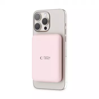 TECH-PROTECT PB10 LIFEMAG MagSafe Power Bank 5000mAh Roosa