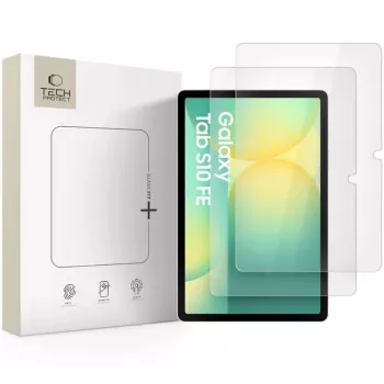 Tech-Protect Glass Fit+ Karastatud klaasist ekraanikaitse Samsung Galaxy Tab S7/S8/S9 11.0 / S9 FE/S10 FE 10.9 jaoks - läbipaistev (2 pakki)