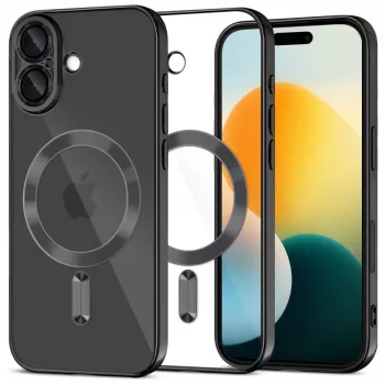Tech-Protect MagFlex MagSafe iPhone 17 Tagakaas Läikiv Must