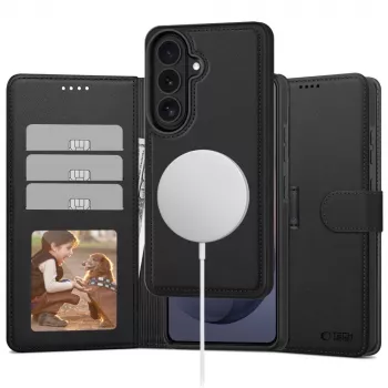 TECH-PROTECT Wallet MagSafe Samsung Galaxy S26 jaoks Matt Must