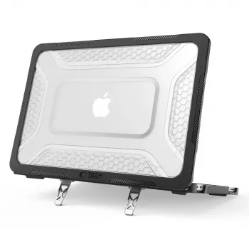 Tech-Protect Kevlar Pro MacBook Neo 13 2026 Matt Must/Läbipaistev Kaitseümbris