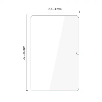 TECH-PROTECT Glass Fit+ Karastatud Klaasist Ekraanikaitse Xiaomi Redmi Pad 2 9.7 jaoks - 2-pakk, läbipaistev
