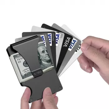 TECH-PROTECT THORN RFID Kaardirahakott Must