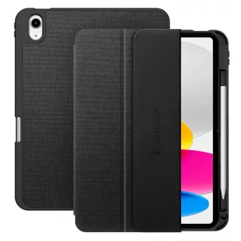 Tech-Protect SC Pen Canvas Folio Case iPad 10.9 inch (10. põlvkond, 2022) ja iPad 11 inch (11. põlvkond, 2025) jaoks - Must