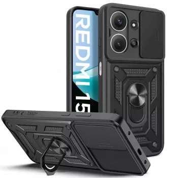 Tech-Protect Camshield Pro ümbris Xiaomi Redmi 15C jaoks, must