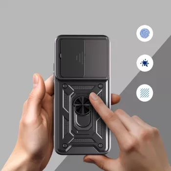 Tech-Protect Camshield Pro ümbris Xiaomi Redmi 15C jaoks, must