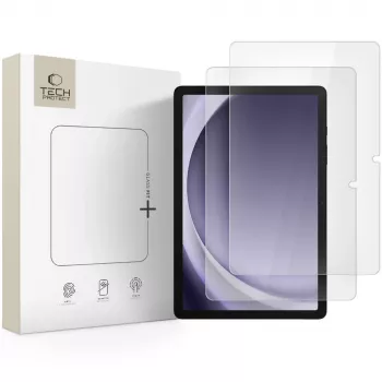 TECH-PROTECT Glass Fit+ 2-Pack Karastatud klaasist ekraanikaitse Samsung Galaxy Tab A9+ / A11+ Plus 11.0-tolline (SM-X210/X215/X216/X230/X235/X236) Läbipaistev