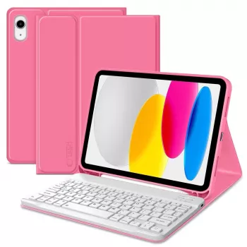 Tech-Protect SC Pen + Keyboard Case iPad 10,9 tolli (10. põlvkond, 2022) / 11 tolli (2025) jaoks - Magenta